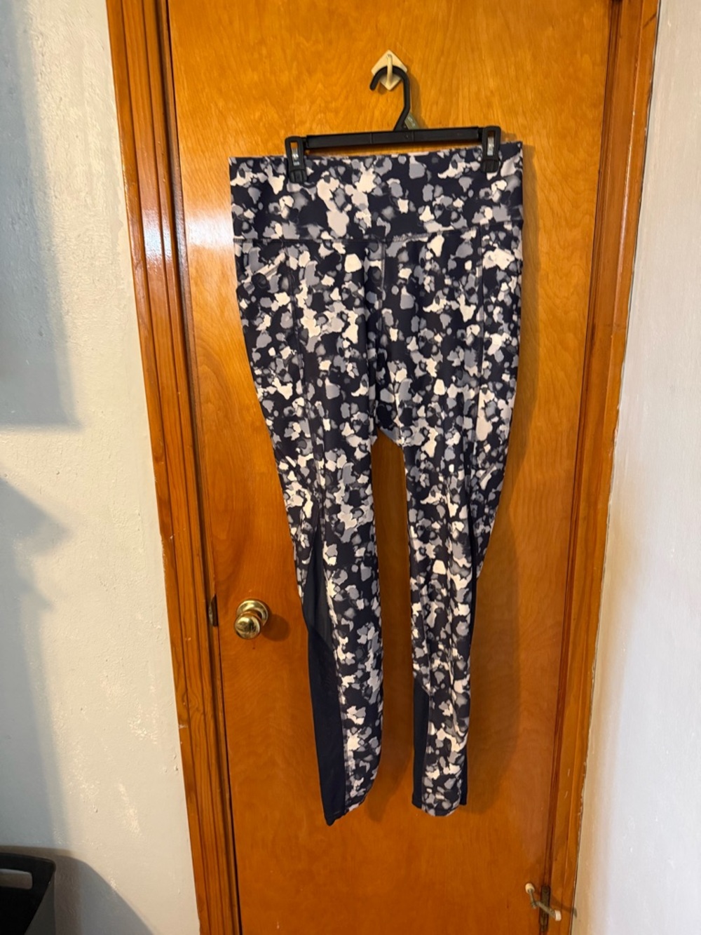 Old Navy Blue and White Leggings Size XL Tall